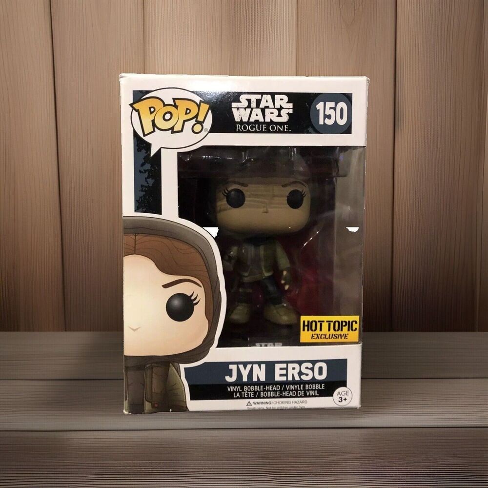 Funko Pop! Jyn Erso #150 Star Wars Rogue One Hot Topic Exclusive Vinyl Figure